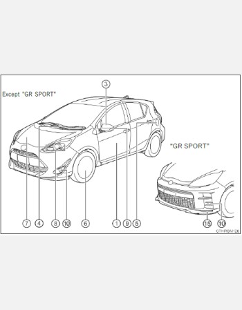toyota aqua hybrid 2017-2018 owners manual